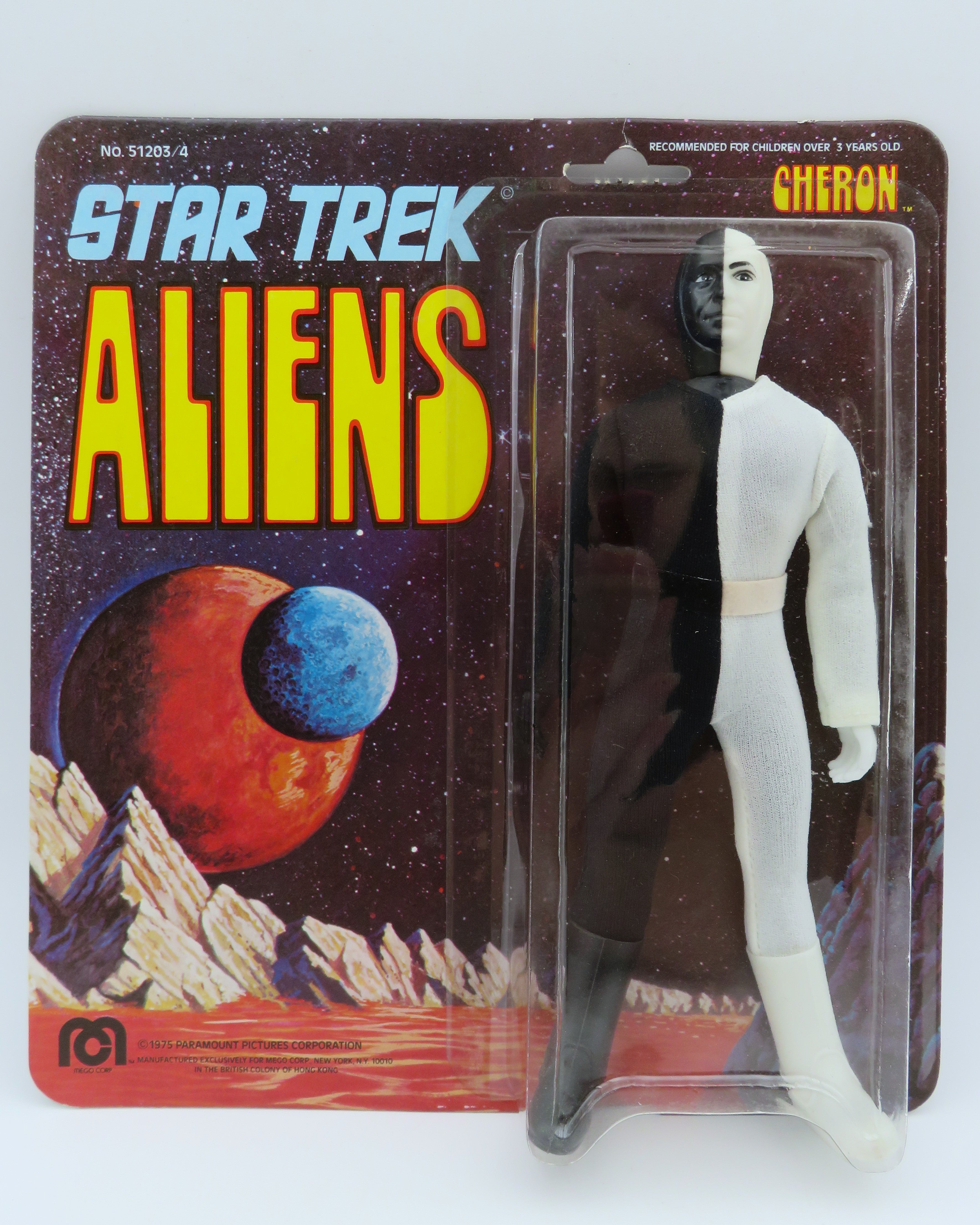 STAR TREK ALIENS Cheron 8" Action Figure - Mego Corp. (1975) Series 2 Vintage Toy